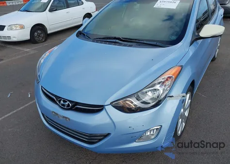 2011 Hyundai Elantra Limited (Ulsan Plant) from USA, damaged, VIN KMHDH4AE7BU087026